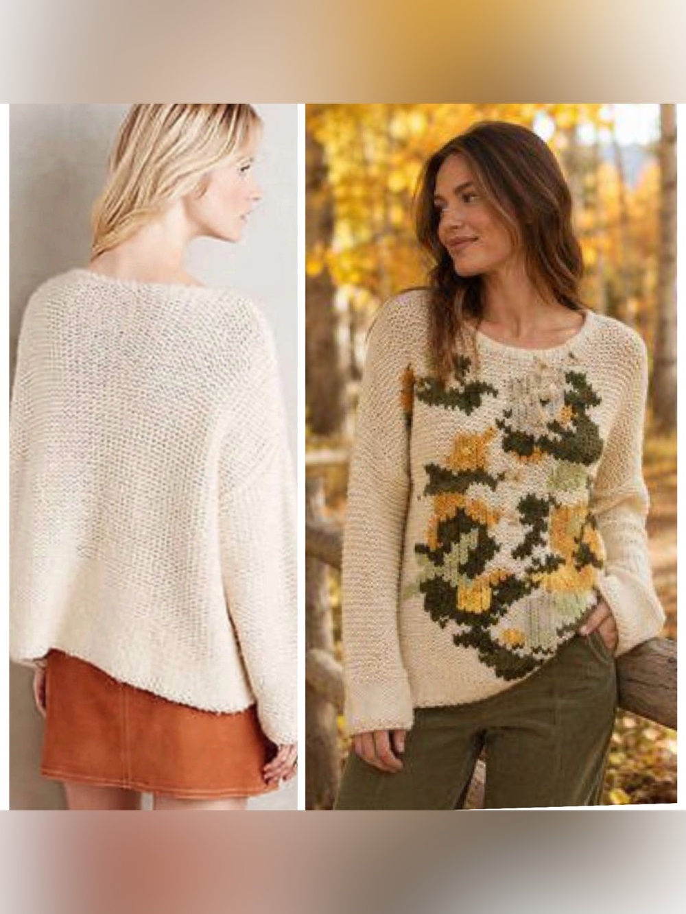 Mes Demoiselles Apennine Ejas Pullover Chunky Knit Holiday Sweater Size 1 Small